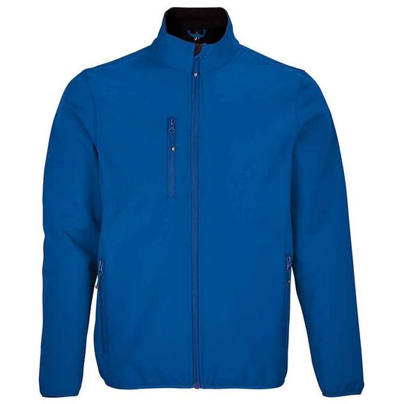 SOLS Mens Falcon Recycled Soft Shell Jacket / Royal Blue - Picture 1 of 3